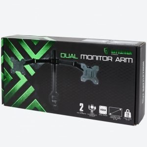 Brazo Doble para Monitor Gaming - Maximiza tu Espacio de Trabajo