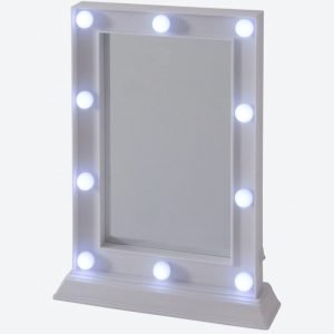 Espejo con luz LED 25x33cm: clásico y moderno