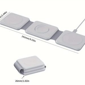 Estación de Carga Inalámbrica Plegable: Carga Rápida y Sin Cables para tus dispositivos