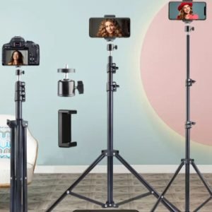 Trípode Portátil para Móvil: Ajustable y Ligero